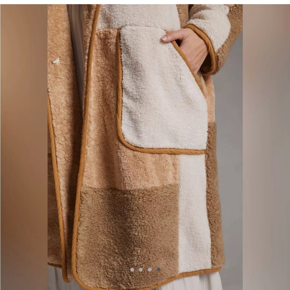 NWT Anthropologie Pilcro Patchwork Coat Colorblock sizes L & M - Picture 4 of 4